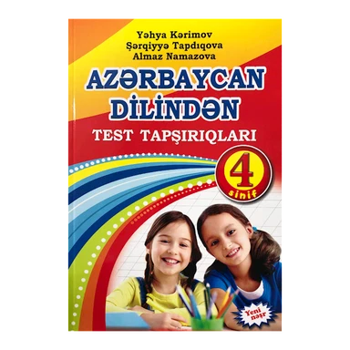 Kitab Azərbaycan Dili Test tapşırıqları 4-cü sinif