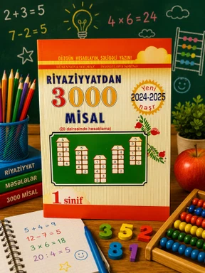 Riyaziyyatdan 3000 Misal 1 Sinif 20 Dairəsində Hesablama